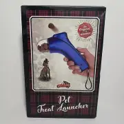 Happy Hour Pet Treat Launcher. Dog or Cat Training and Reward Blue. Pet Lovers!