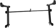 EXQUIMEUBLE Extension Keyboard Stand Elevation Rack for Electric Piano Adjustable Height Lightweight Portable Design Double Tube Support for Home and Studio Use