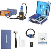 Professional Car Dent Repair Tool, Car Paintless Damage Repair Kit, Auto Induction Dent Removal Heater System with Digital Display, Overheat Protection, 5 Rubber Rods, Portable Box