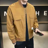 在飛比找ETMall東森購物網優惠-韓版修身棒球服學生個性立領夾克