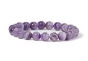 - Medium, Large Sizes - Gemstone Beaded Bracelets For Small Dogtooth Amethyst