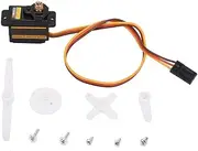 Rc Servo, ES08MA II Analog Servo Steering Servo Micro Servo with Servo Rocker for RC Car Boat Model