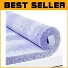 Cooling Gel Infused 2-Inch Queen Memory Foam Mattress Topper for Enhanced Com...