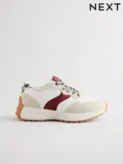 Neutral Animal Print' Lace-Up Chunky Trainers (E37378) | $30 - $39