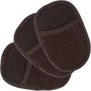 [MUELODSIC] 3Pcs Shoe Shine Gloves Soft Faux Lambswool Polishing Cloth for Cleaning and Buffing Shoes Boots Clothes Hats and Furniture