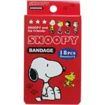 【震撼精品百貨】史奴比 PEANUTS SNOOPY 史努比 SNOOPY 可愛圖案OK蹦(盒裝/18枚)-紅#21740 震撼日式精品百貨