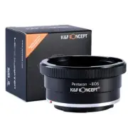 K&F Concept adapter for Pentacon KIEV 60 Lens to Canon EOS EF Camera 70D 6D 5D4