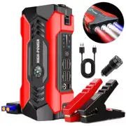 Portable 12V 99800mAh Car Jump Starter Pack Booster Charger Battery Power Bank