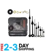 Wall Clock Mechanism Plastic 18mm Quartz DIY Repair Kit Battery Operated