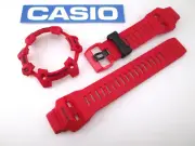 Genuine Casio G-Shock GBD-H1000 GBDH1000 red resin watch band & bezel set