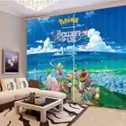 Facing Great Blue Sea 3D Blockout Photo Print Curtain Fabric Curtains Window