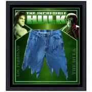 The Incredible Hulk Lou Ferrigno Signed Pants Framed
