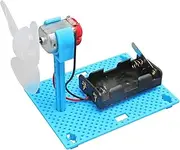 harayaa DIY Fan Motor Model Toy Wind Power Generator Learning Toy Physics Assemble Science Experiment Projects for Kids Boys and Girls