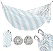 Blue Diagonal Stripe 330lb Capacity Hammocks for Camping Swing Hammock for Outside Patio Backyard Poolside para ir de Camping