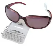 Disney Parks Red Wine Colored Polarized 100% UVA UVB Protection Adult Sunglasses