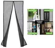 Magnetic Curtain Hands-Free Screen Door Bug Mosquito Fly Net Mesh Panel