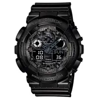 在飛比找PChome24h購物優惠-G-SHOCK 變形金鋼迷彩機械風重型軍風運動錶-黑面GA-