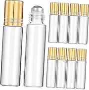 HONITANO 15 Pcs Refillable Essential Oil Roller Bottles Lightweight Leakproof Design for Storing Oils Perfumes and Fragrances for Travel and Daily Use