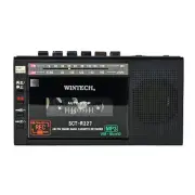 WNTECH MicroSD USB recording compatible monaural radio cassette player SCT-R227K
