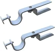 NONO Bracket Mini - Inside Mounted Blinds Curtain Rod Bracket Attachment for Mini Blinds (White)