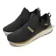 Puma 慢跑鞋 Softride Sophia Slip-On Wns 女鞋 黑 金 襪套 套入式 19516114