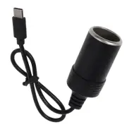 USB-C Type To Car Cigarette Lighter Socket Converter Adapter Plug 45W PD charger
