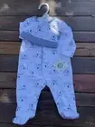 Little Me 3M Boy Footy Sleeper/Hat/Sleep Sack Dog Print NWT