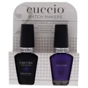 Match Makers Set - Water You Doing by Cuccio Colour for Women - 2 Pc 0.44oz V...