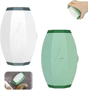 2 Pack Reusable Lint Roller, Mini Lint Roller, Washable Lint Roller, Super Tacky and Washable Gel, Mini Size for Traveling, for Clothing, Pet Hair, Car Seats