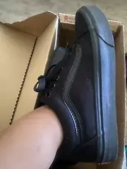 Vans Old Skool Black Canvas Low Tops