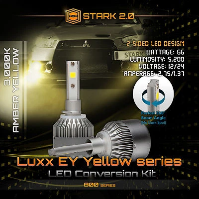 Stark LED 66W 5200LM True 3000K Yellow Lights Fog Light 880 881 893 894 899 (A) (for: Volvo)