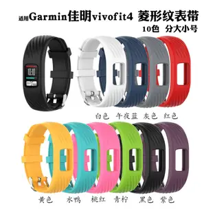 適用於Garmin佳明vivofit4錶帶vivofit4手環替換腕帶官方款紋理
