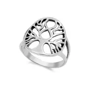 Celtic Tree of Life Infinity Loop .925 Sterling Silver Fashion Ring Sizes 5-10