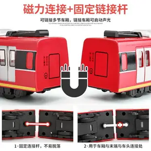 復興號高鐵模型合金寶寶玩具益智早教多功能車火車高鐵模型兒童