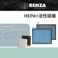 在飛比找博客來優惠-RENZA濾網 適用 ±0正負零 XQH-X020 空氣清淨