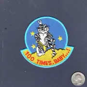 F-14 F-14B F-14D TOMCAT 100 Traps Baby CENTURION US NAVY Fighter Squadron Patch