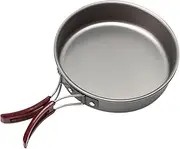 GRIRIW Wear-Resistant Non-Stick Frying Pan Aluminum Alloy Outdoor Camping Skillet for Egg Cooking Camping Supplies and Outdoor Cooking