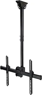 Universal TV Stand for Flat/Curved Displays Ceiling Mounted TV Suspension Swivel Bracket Fits Most 32-70 Inch LCD LED TVs Pole Mount for Flat/sloped Ceiling TVs
