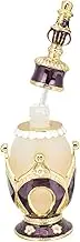 Gatuida Elegant Decorative Perfume Bottle with Crown Design Empty Aroma Sub Bottle for Essential Oils Girlfriend Christmas for Home Decor and Fragrance