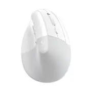 Fantech Comfy W195R Vertical Ergonomic Office Wireless Rechargeable Mouse - White