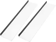TEMPNAP 2pcs Acrylic Monitor Memo Boards Minimalist Side Note Holder for Office Desk Accessories Reusable Adhesive Document Clip Desktop Organizer for Efficient Workspace Management
