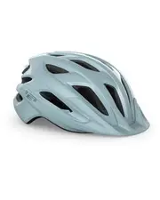 MET Crossover Helmet Stone Blue/Glossy with LIGHT