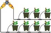 XUEXUDO Intelligent Watering System, Automatic Flower Waterer Timer Tap Sprinkler Timer Waterer(6)