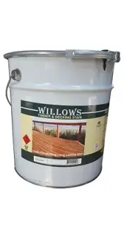 Willows Timber Deck Furniture Window Beams Stain Paint OiL Based 10L Merbau