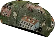 [FJQZWTK] Beret Hats for Women French Hat Artist Embroidery Paintings Women Girls Painter