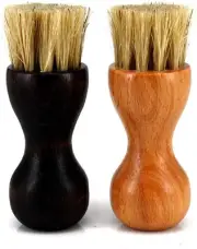 Evago 2 Pcs Shoe Shine Brushes Kit Shoe Dauber Polish Applicator for Women Me...