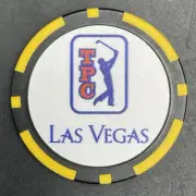 TPC Las Vegas Golf Ball Marker Poker Chip Yellow Black