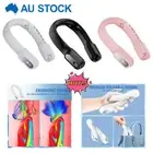 Portable Neck Fan USB Rechargeable Neckband Lazy Mini Hanging Cooling Fan DS