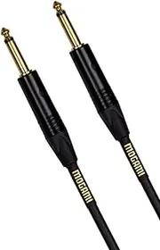Mogami GOLD SPEAKER-06 Amplifier to Cabinet Speaker Cable 1/4 TS Male Plugs Gold Contacts Straight Connectors 6 Foot