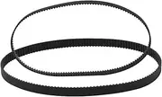 2pcs Closed Loop Timing Belts, 6mm Width, Rubber Girth 110-400mm, 3D Printers Part 2GT Synchronous(GT2 122mm)